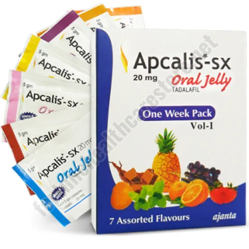 Buy Apcalis Sx Oral Jelly 20mg One Week Pack (Tadalafil) Online